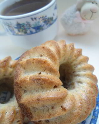 Маффины с тертой тыквой и грецкими орехом