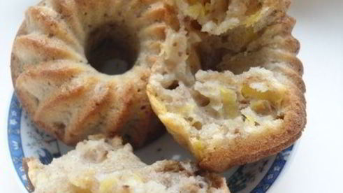 маффины с тертой тыквой и грецкими орехом