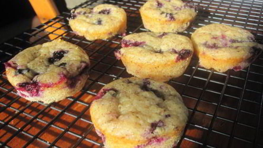 Рецепт маффинов с ягодами