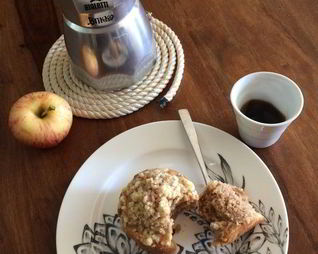 Маффины в стиле Яблочный крамбл