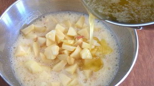 маффины в стиле яблочный крамбл