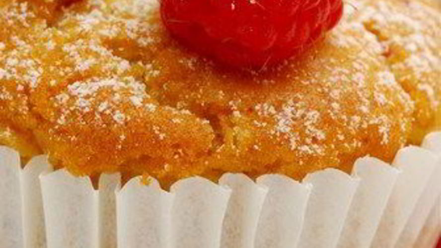 Рецепт малинова-яблочных маффины с медом