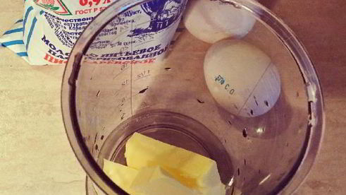 шоколадные маффины с апельсином и грецкими орехами