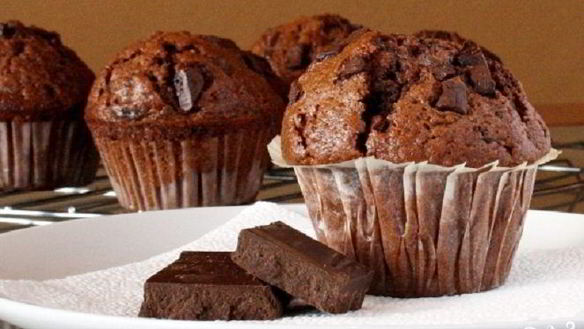 Рецепт Шоколадных маффинов с шоколадной крошкой