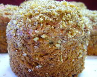 Свекольно-ореховые маффины
