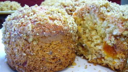 свекольно-ореховые маффины