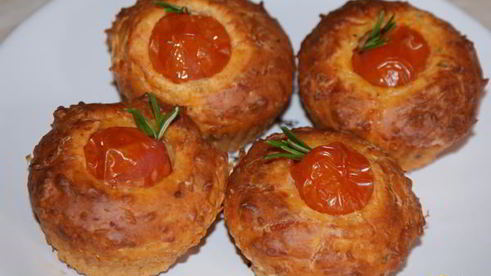 томатные маффины с розмарином