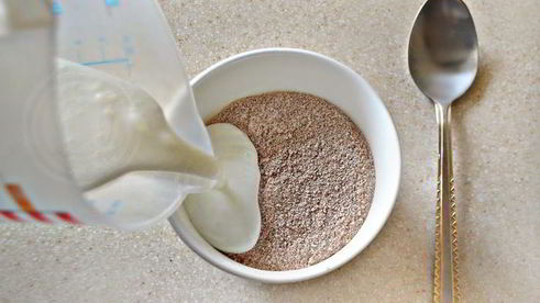 творожные маффины с вяленой клюквой и отрубями