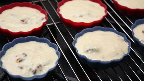 творожные маффины с вялеными помидорами