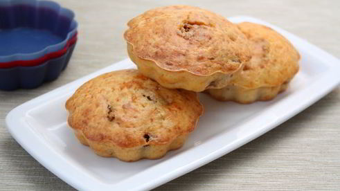 творожные маффины с вялеными помидорами