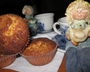 Воздушные маффины с корицей