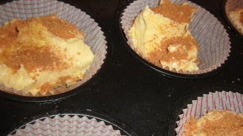 воздушные маффины с корицей