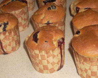 Ягодные маффины