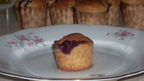 ягодные маффины