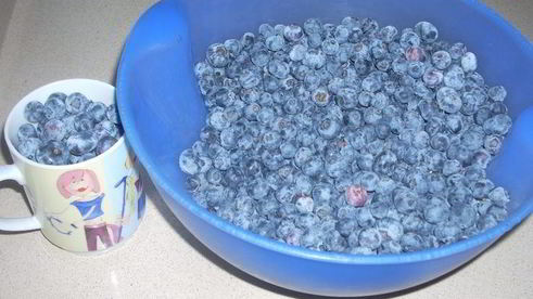 ягодные маффины