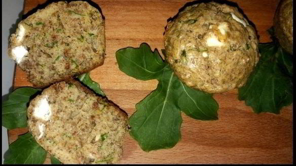 Рецепт Закусочных маффинов с руколой и фетой