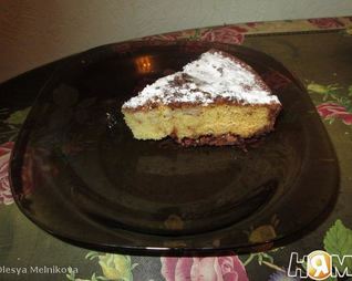 Бананово-шоколадный манник