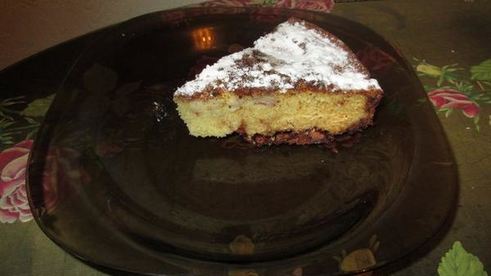 бананово-шоколадный манник