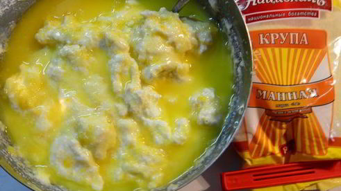 лимонный манник на кефире