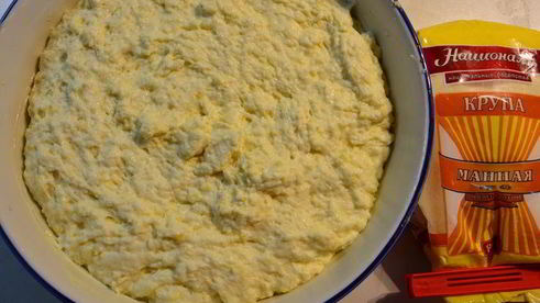 лимонный манник на кефире