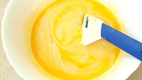 манник на кефире с яблоками