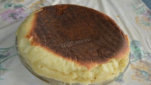 манник на сковороде