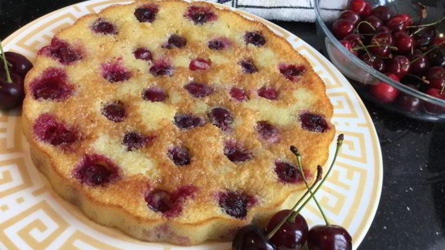 Рецепт манника с вишней