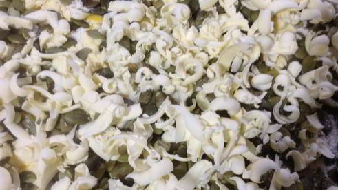 насыпной манник с тыквенной начинкой