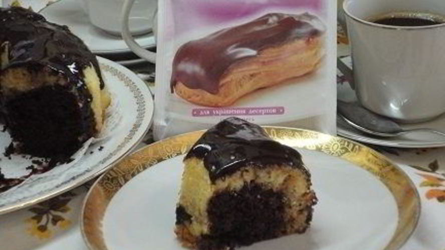 Рецепт шоколадна-лимонного манник