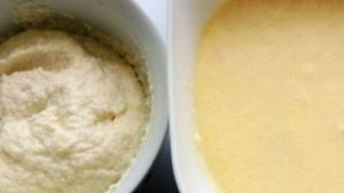 творожный манник на молоке