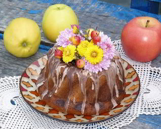 Яблочный манник