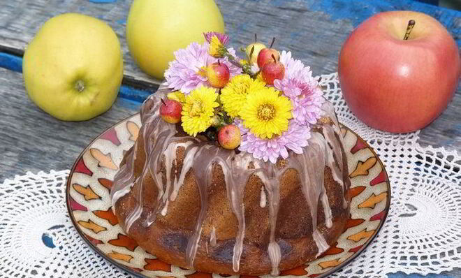 Яблочный манник