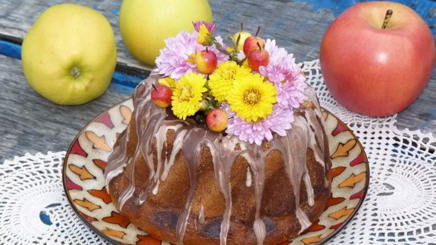 Рецепт яблочного манника