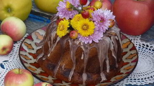 яблочный манник