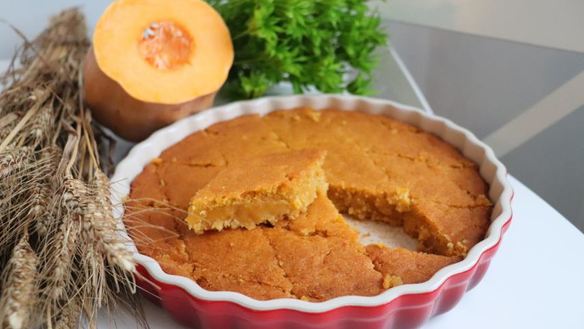 Рецепт Элементарного постного манника с тыквой и апельсином