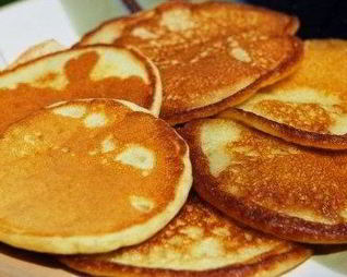 Банановые оладьи без муки