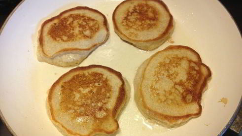 банановые оладьи на ржаной муке