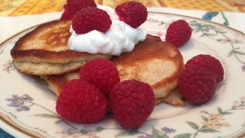 банановые оладьи на ржаной муке