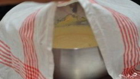 дрожжевые оладьи с яблоками