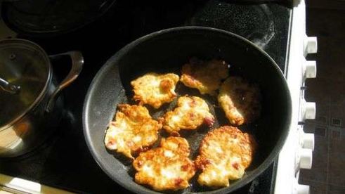 кабачковые оладьи