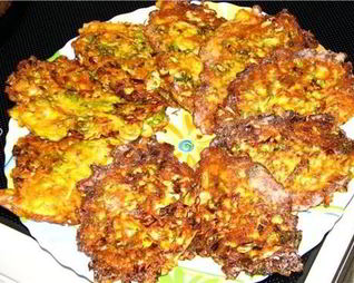 Капустные оладьи из капусты