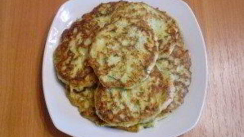 капустные оладьи с манкой