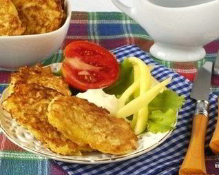 Капустные оладьи