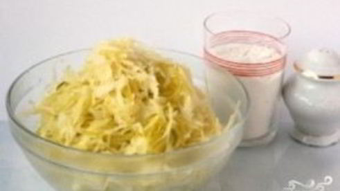 капустные оладьи