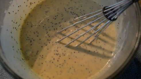 лимонно-маковые оладьи