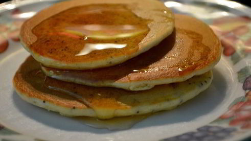 лимонно-маковые оладьи