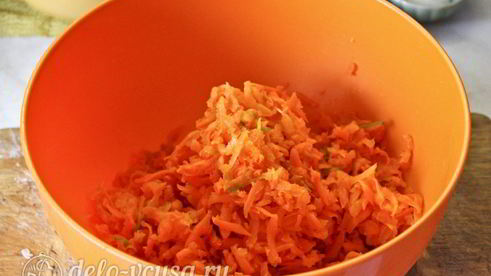 морковные оладьи