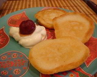 Оладушки без яиц и муки