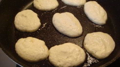 оладушки без яиц и муки