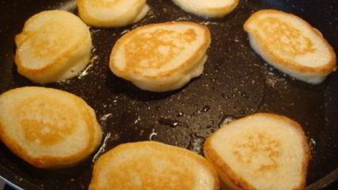 оладушки без яиц и муки